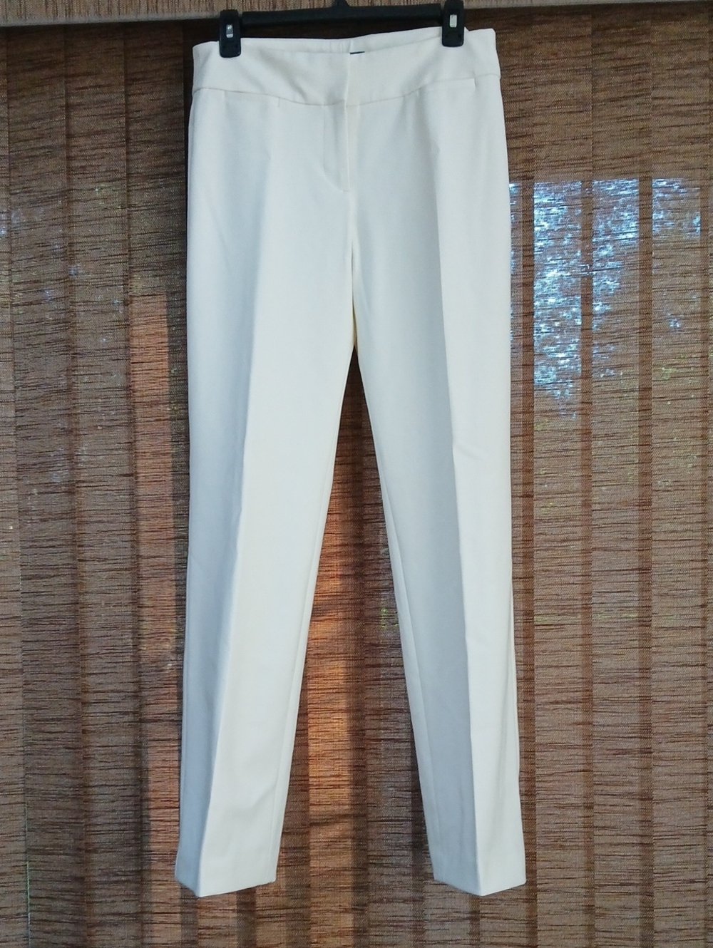 Talbots Ivory Straight-Leg Pants